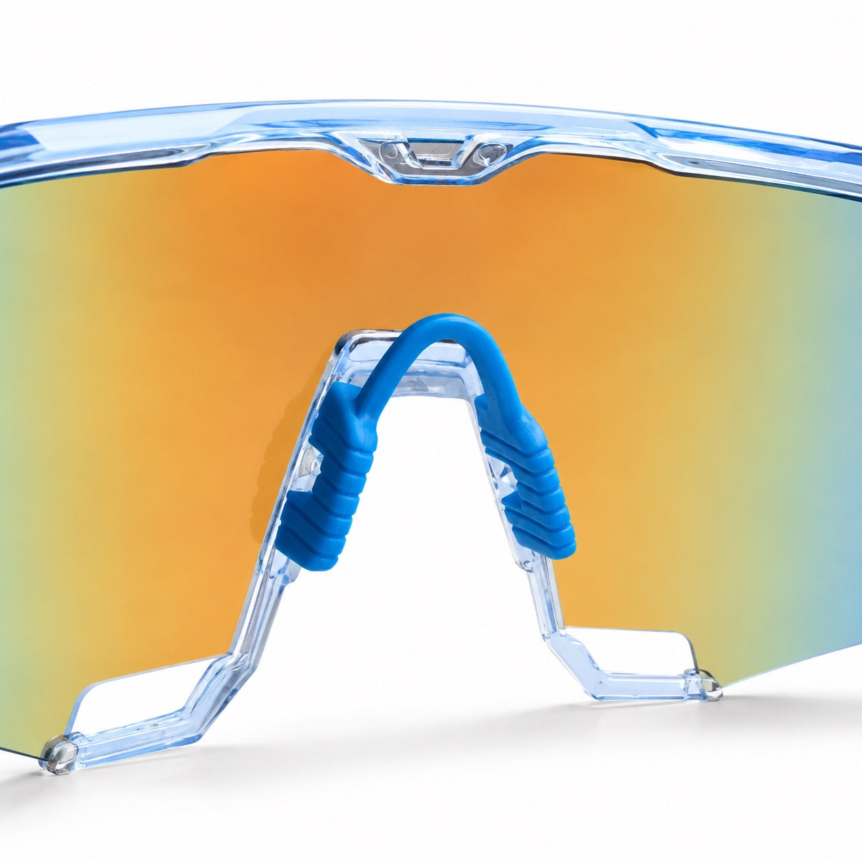 PREMIUM Blue Mirror - vista lateral derecha patillas TPU