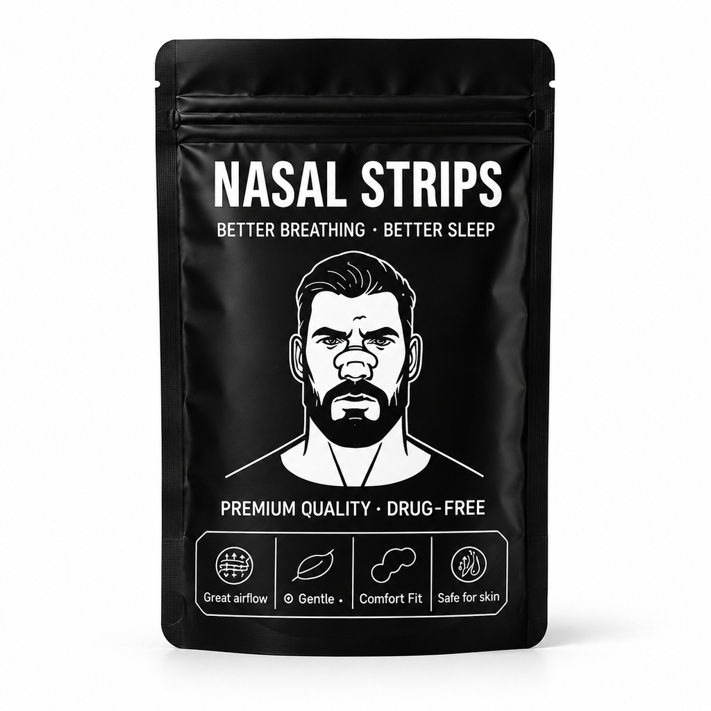 NASAL STRIPS packaging negro - vista frontal