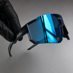 SCVCN Black Blue Mirror - perfil lateral varilla negro azul