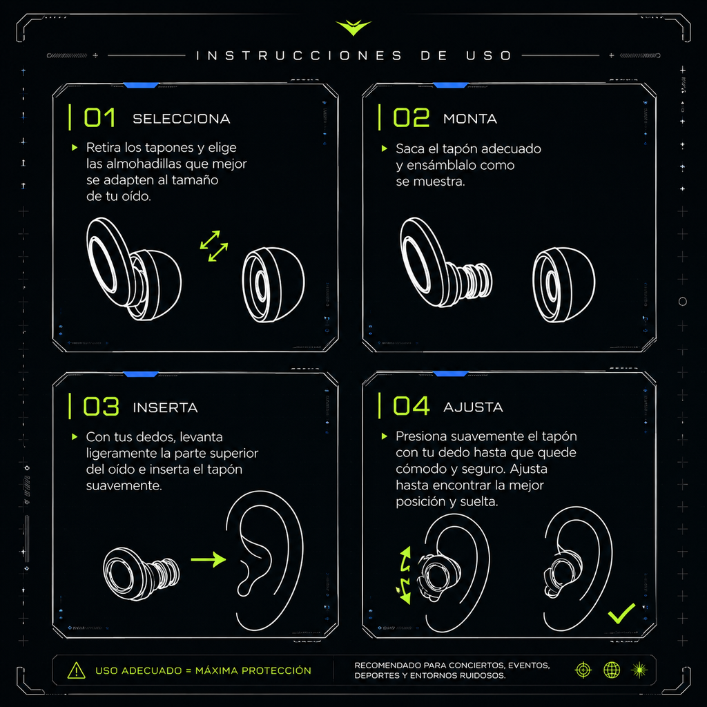 Earplugs Pink - ficha técnica especificaciones