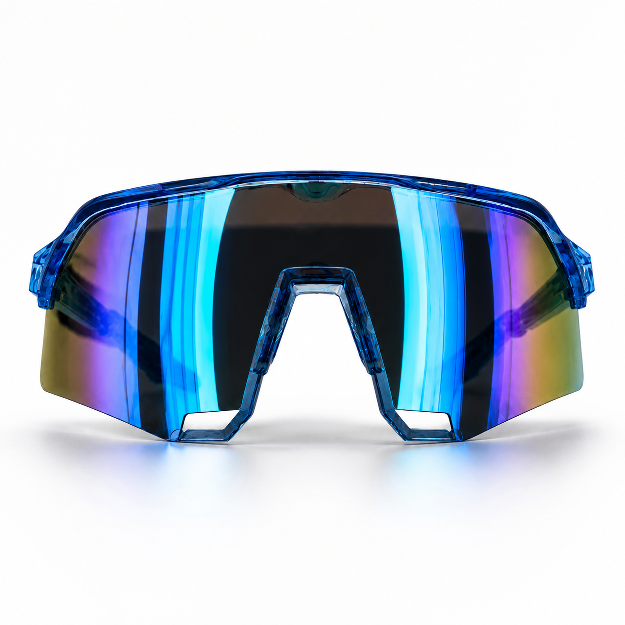 PREMIUM Blue Mirror - vista lateral lente tornasol