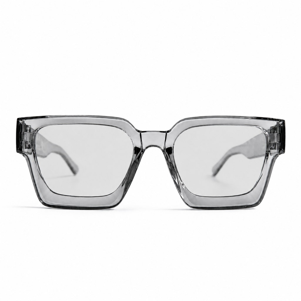 URBAN GRAY - Lentes armazón gris transparente lente oscuro