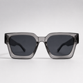 URBAN SMOKE - Lentes armazón gris transparente lente claro